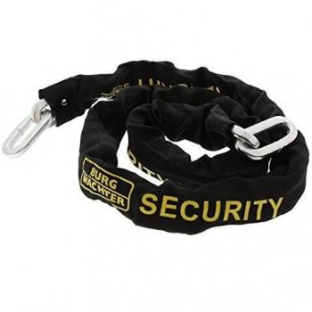 Cadena de Seguridad Burg Wächter GKM 10/200, 2m, Acero, Color Negro