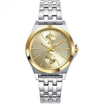 Mark Maddox Reloj Analógico para Mujer de Cuarzo con Correa en Acero Inoxidable MM7105-97