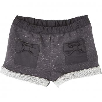VERTBAUDET Short de Felpa Estampado espigas bebé niña Gris Oscuro 6M