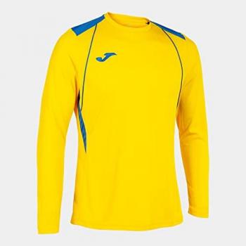 Camiseta Manga Larga Championship VII Hombre Amarillo Royal Joma