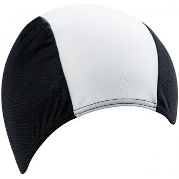 BECO Unisex Polyester Swim and Bath Cap - Blue/White, One Size