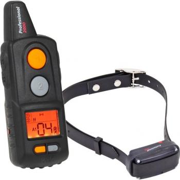Collar de Adiestramiento Profesional Dogtrace PRO ONE - Alcance 2 Kilómetros, Resistente al Agua, Compacto, Color Camo para Pequeños Perros