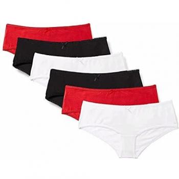 Falechay Braguita para Mujer Culottes Algodón Pack de 6 Bragas Hipsters