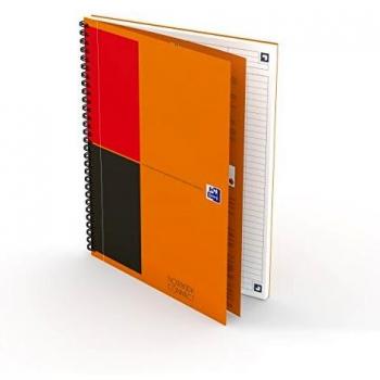 Cuaderno Oxford Internacional B5 Naranja 80 Hojas 80g Rayado 6mm