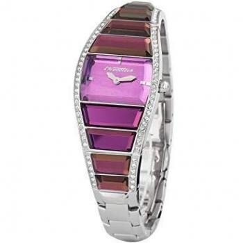 Chronotech Reloj Analógico para Mujer de Cuarzo con Correa en Acero Inoxidable CT7099LS-05M