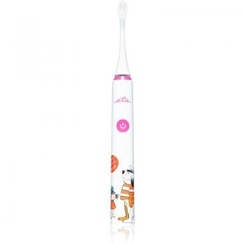 ETA Sonetic Kids Sonic Toothbrush 0706 90010 - Pink, with 42,000 Brush Head Movements/Min
