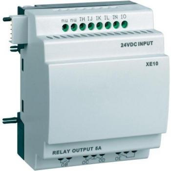 Crouzet Millenium 3 XE10 Módulo de Control PLC 24 V/DC con 6 Entradas Digitales y 4 Salidas Relé