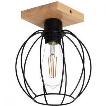 Lámpara de Techo Madera y Metal Topka