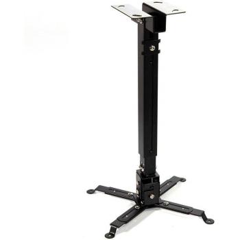 Soporte de Techo Universal Ajustable para Proyector LED Duradero 43-65CM con Montaje Giratorio