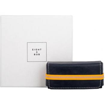 Eight & Bob Night Blue Leather Case