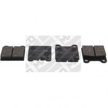 Pastillas de freno MAPCO 6298 - Juego de pastillas de freno, fabricadas con materiales de alta calidad para un rendimiento óptimo, diseño específico para una fácil instalación, reducción del ruido y del polvo de freno, compat