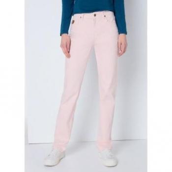 Pantalón rosa Lois Jeans de tiro bajo y recto, tallaje en pulgadas