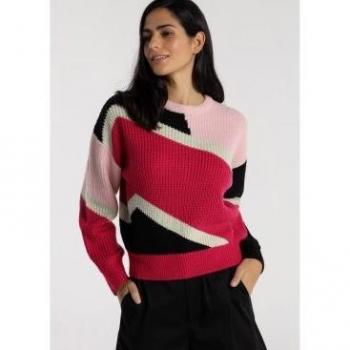 Jersey de Mujer V&LUCCHINO con Elegante Cuello Caja