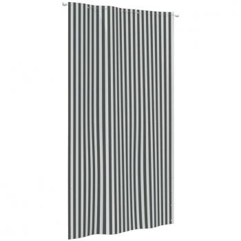 Día y Noche Toldo para balcón tela oxford gris antracita blanco 140x240 cm