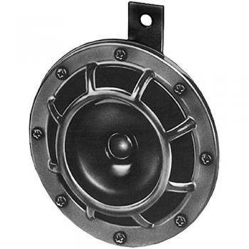 Bocina Eléctrica Hella 3AF 003 399-051 - 12V - 110dB(A) - Frecuencia: 500Hz - Color Negro - Conector de Lengüeta - Unidad Individual