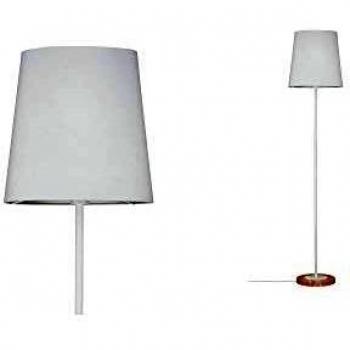 Lámpara de pie Paulmann Neordic Stellan E27, max. 20W, Blanco/Holz, Textil/Metal/Holz