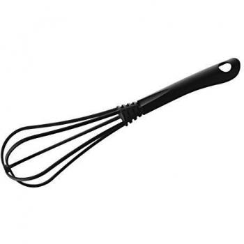 Fackelmann Nero Varillas, Nylon, Negro, Batidor 30cm, Antiadherente, 1ud, Nailon
