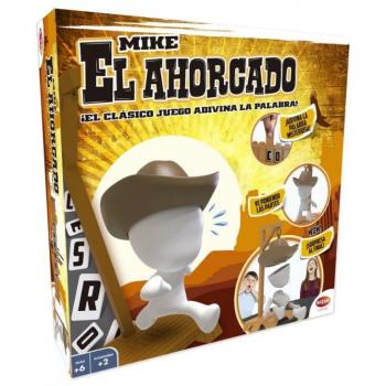 Juego de Mesa El Ahorcado Mike - Adivina La Palabra, Clásico Juego del Ahorcado, incluye tablero, fichas y lápiz