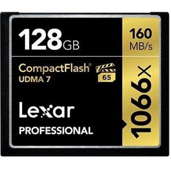 Lexar Professional - Tarjeta de memoria CompactFlash 1066x de 128 GB