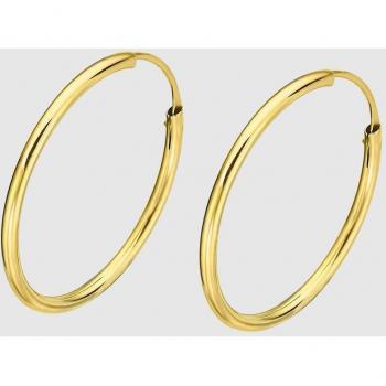 Pendientes Time Road AU00001/15 Basics de Oro 9K con acabado brillo