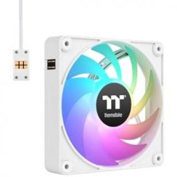 Ventilador de PC Thermaltake CT140 EX ARGB Sync 140mm (Paquete de 3, Blanco)