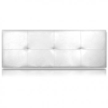 Cabecero Zeus Tapizado en Polipiel Blanco 190x50cm de SonnoMattress