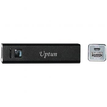 Cargador de teléfono portátil con USB batería con nombre grabado: Uptun