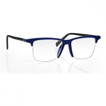 Italia Independent II 5601V 021.000 Men's Eyeglasses Blue Size 52 - Frame Only with Blue Light Block Available