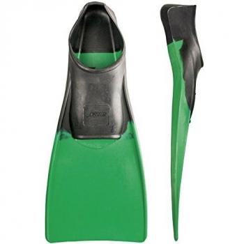 Finis Aletas Natación Floating Verde Adulto - Aletas de natación para adultos, color verde, diseño flotante que mejora la técnica de patada y aumenta la resistencia en el agua