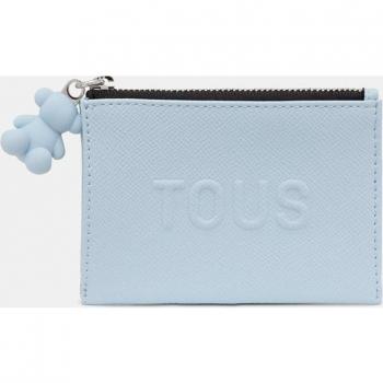 Monedero tarjetero Tous La Rue New azul para mujer con diseño elegante