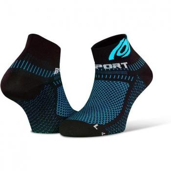 Calcetines de running BV Sport Light 3D Negro para hombre, talla EU 42-44