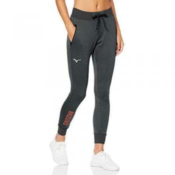 Mizuno Pantalón Heritage Rib para Mujer, Mujer, Pantalones, 5054698595695, Negro, L
