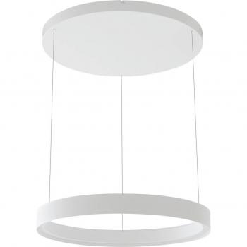 Lámpara colgante LED Philine, 60 cm, blanca, hierro, moderna para salón y comedor (1 lámpara)