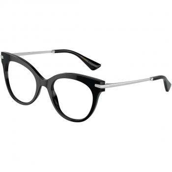 Dolce & Gabbana DG3392 501 Women’s Eyeglasses Black Size 50 - Blue Light Block Available
