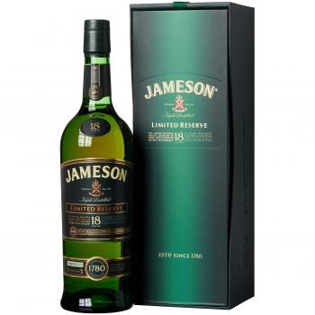 Jameson 18 años com copos