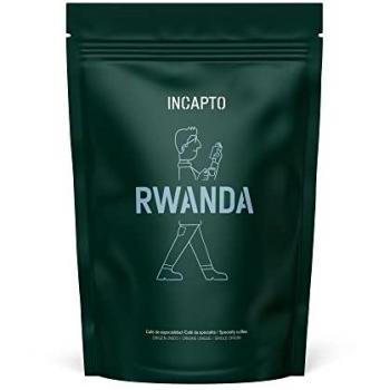 Incapto Café en Grano Natural - Café Especialidad | Café Rwanda Grano | Café en Grano Arábica 100% | +80 puntos SCA | Tueste Natural y Artesanal | Café Grano Natural | Paquete de