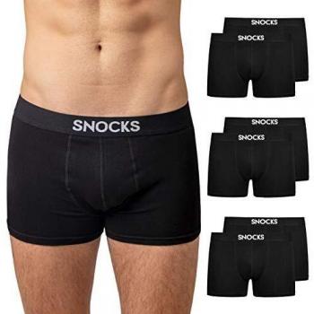 Snocks Calzoncillos Hombre Boxer Algodón