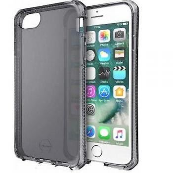 Funda Transparente Refuerzo ItsKins Spectrum para iPhone SE (2020, 2022), iPhone 6, 6s, 7, 8 - Color Negro