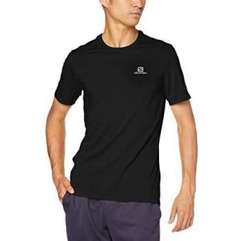 SALOMON XA tee M Camiseta Deportiva de Manga Corta, Mezcla de sintéticos, Hombre, Negro, S