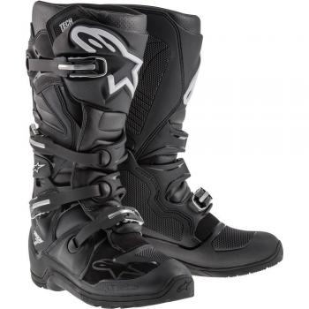 Alpinestars Tech 7 Enduro Black Motorcycle Boots Size 48