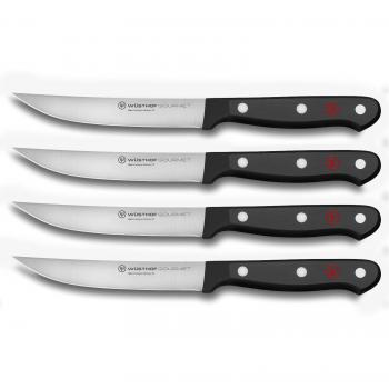 Estuche de 4 cuchillos de steak/chuleteros Wüsthof Gourmet
