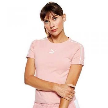 PUMA Classics Tight Top Camiseta, Mujer, Bridal Rose, S
