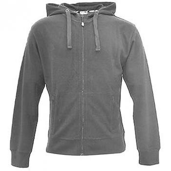 Sudadera con cremallera Legea F Zippy de algodón gris claro S para hombre y unisex