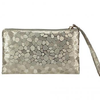 Aipark - Cartera de mano para mujer, dorado