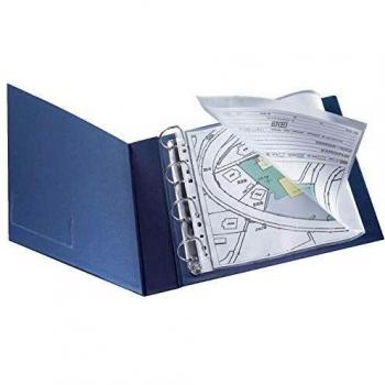 Q-Connect KF00715 - Funda perforada tamaño A4 - Pack de 10 uds.