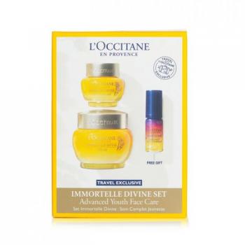 Immortelle Divine Skincare Set: Anti-Aging Cream 50ml + Eye Balm 15ml + Overnight Reset Oil-In-Serum 5ml