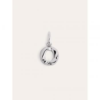 Charm Singularu Letter Organic Plata - Letra O