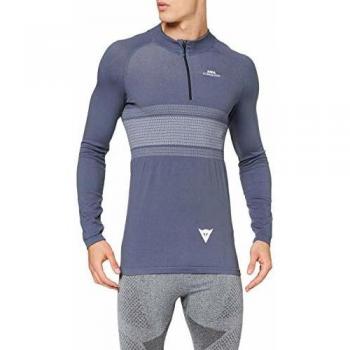 Dainese Awa Zip Jersey 3 Camiseta de MTB, Hombre, Azul-Ombre, XXL