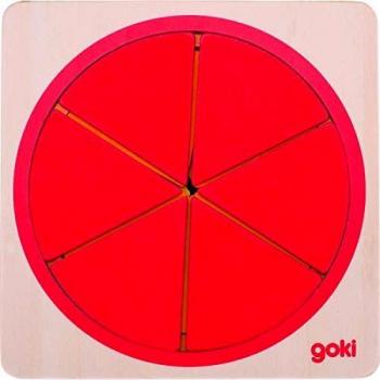 Puzzle de Madera Goki - 21 Piezas, 6 Círculos Educativos