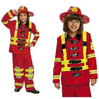 My Other Me Me 200909 - Disfraz de bombero para niños, Talla 3-4 años
